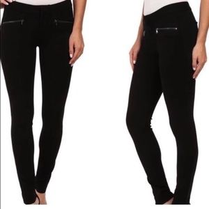 Paige black skinny pants, size 27.